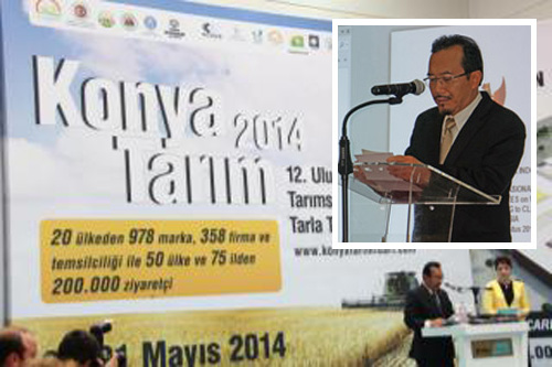 Mentan Suswono Hadiri Pameran Pertanian Turki